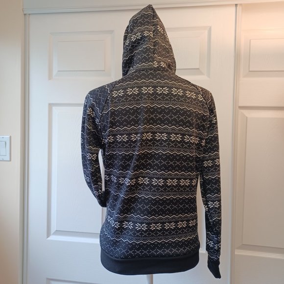 NEW! Lined Hoodie In Nordic Print 3975 - Picture 4 of 8